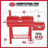 Char-Griller® Competition Pro Offset Smoker -savustingrilli