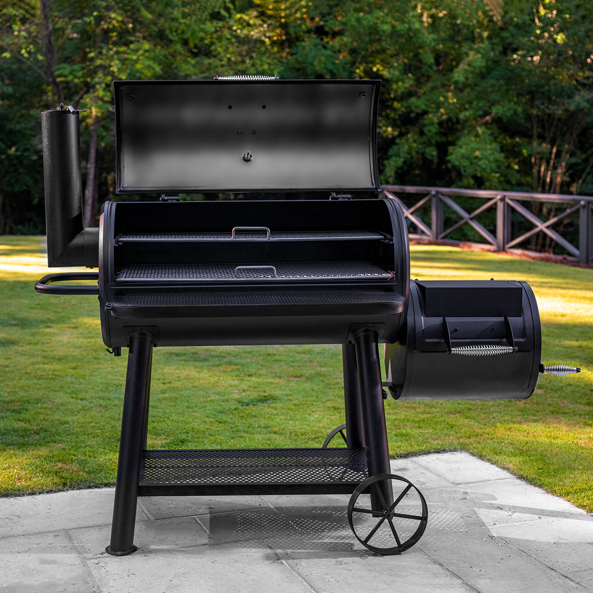 Char-Griller® Grand Champ Offset Smoker -savustingrilli