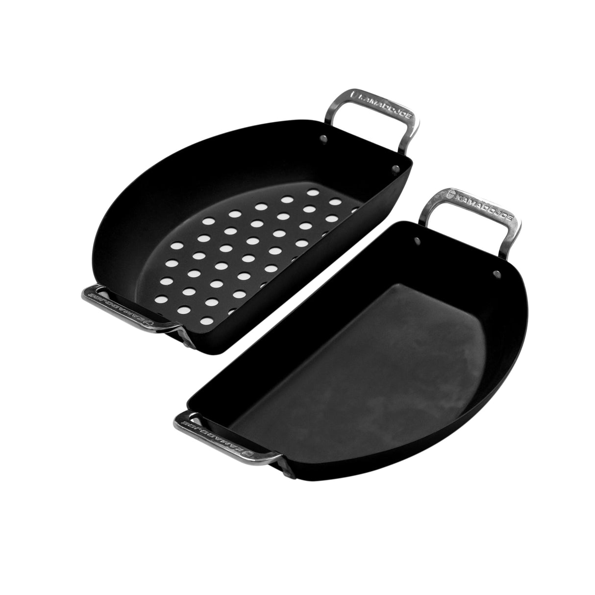 Kamado Joe® Karbon Steel Hiiliteräksinen Half Moon-Pannusetti